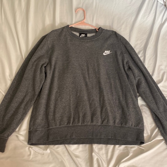 Gray Nike crew neck - Picture 1 of 2
